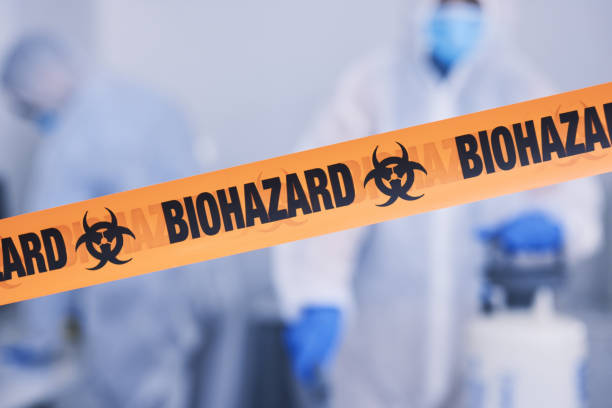 Professional Biohazard Cleanup technician working in West Point, UT